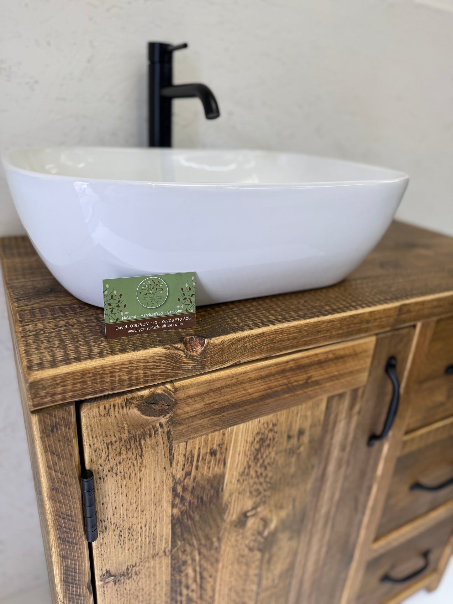 RAMSEY Reclaimed Wood Bathroom Vanity Unit
