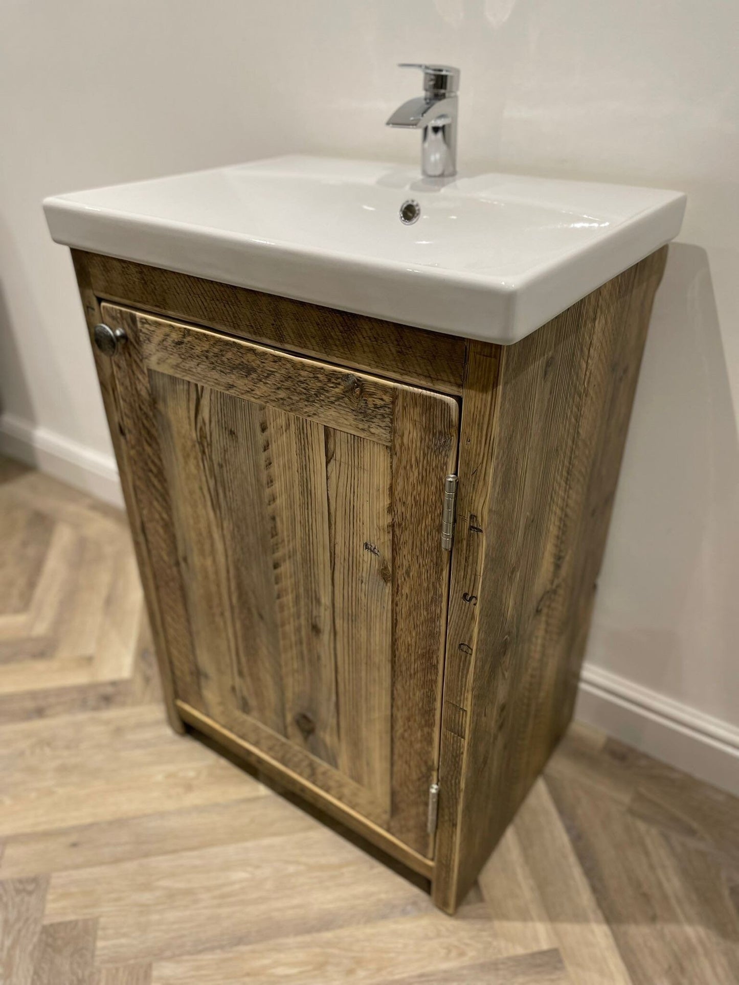 KESWICK Reclaimed Wood Rustic Vanity Unit