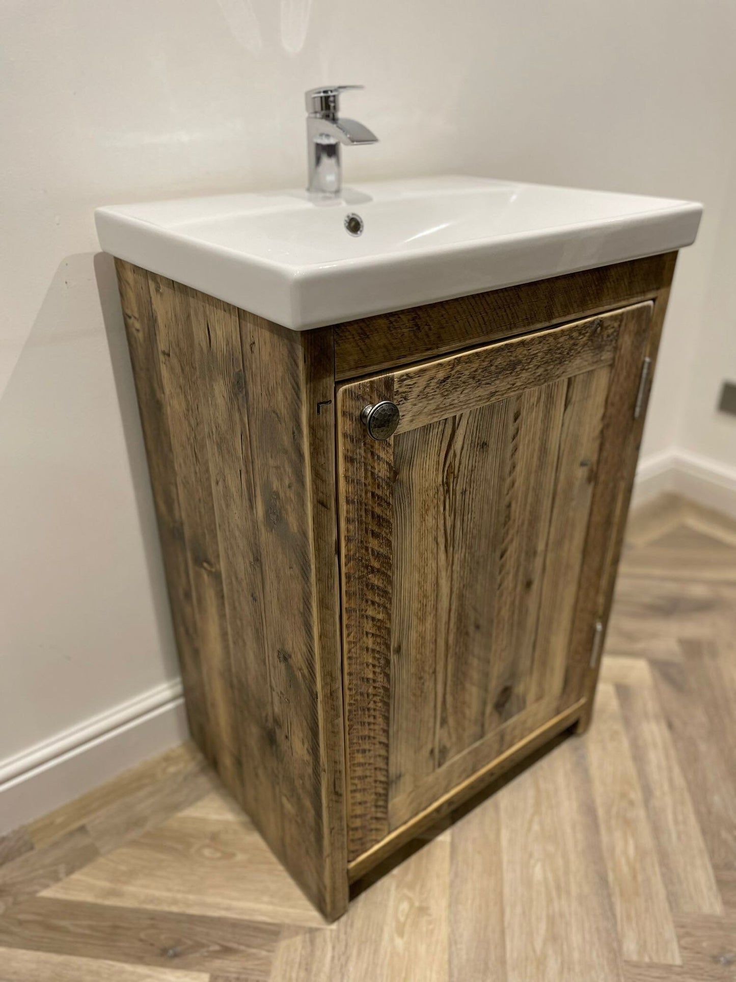 KESWICK Reclaimed Wood Rustic Vanity Unit