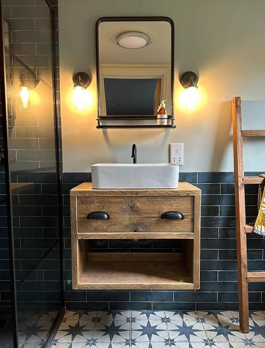 WINCHESTER Reclaimed Wood Bathroom Vanity Unit