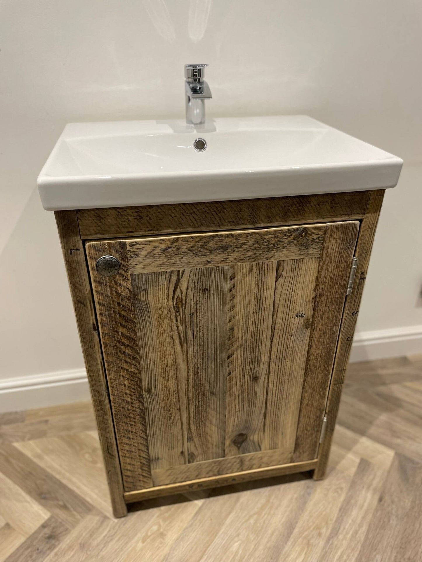 KESWICK Reclaimed Wood Rustic Vanity Unit