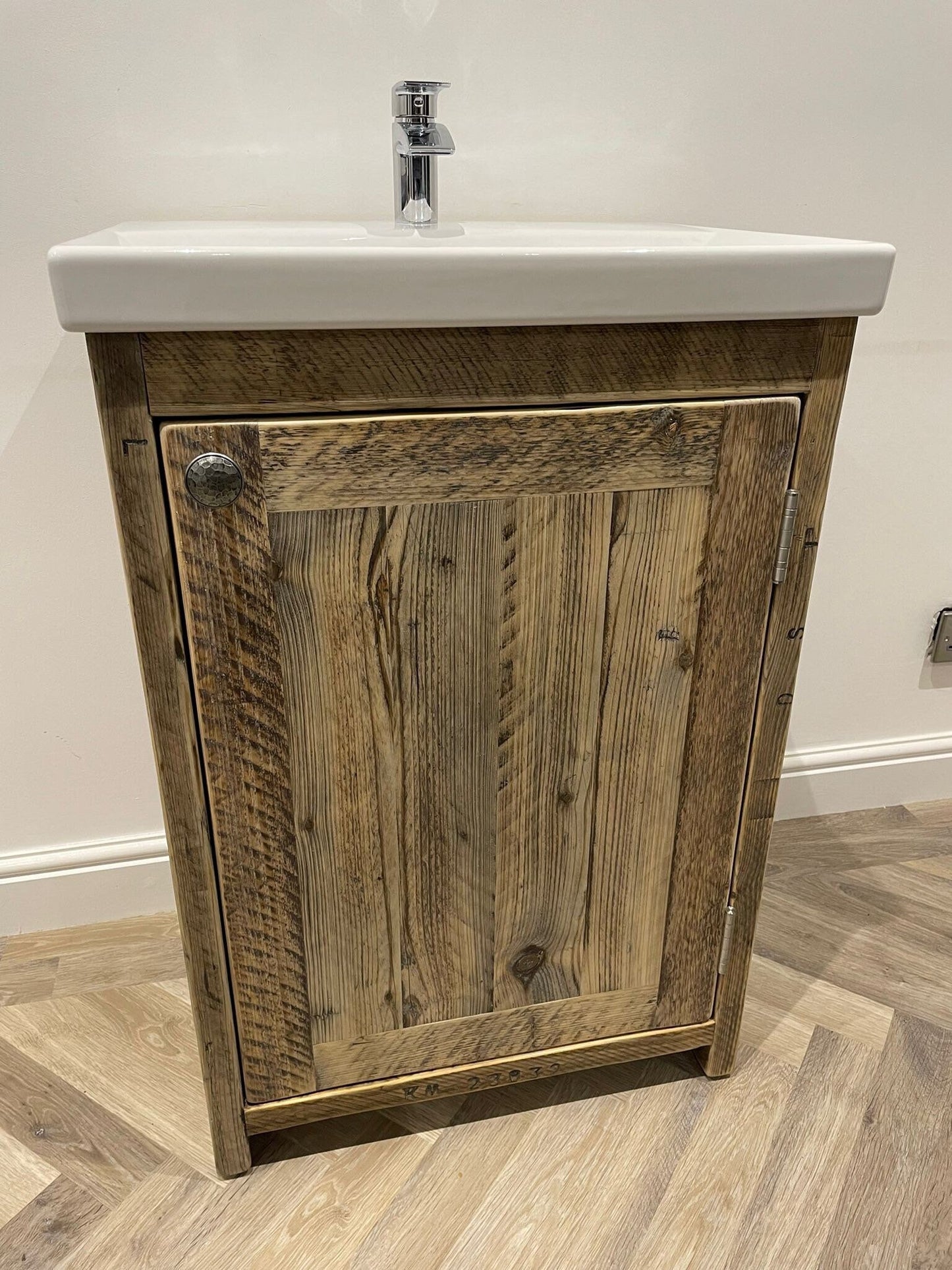 KESWICK Reclaimed Wood Rustic Vanity Unit